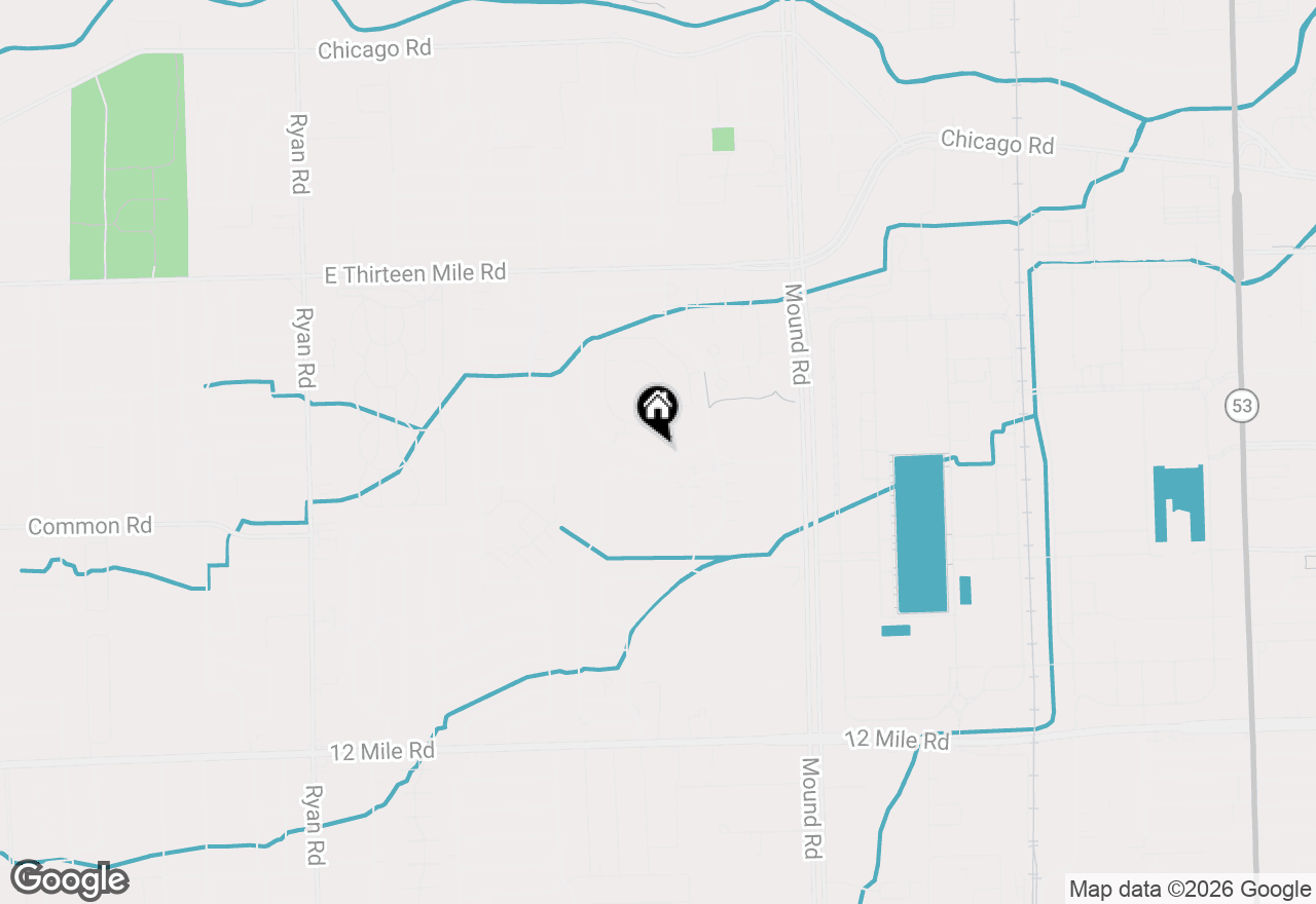 Map of 30248 Bradmore Road, Warren, MI 48092