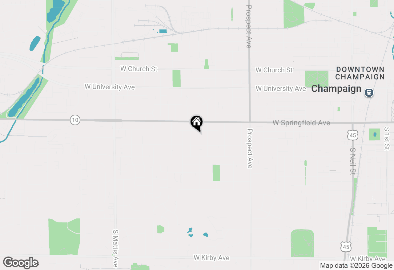 Map of 505 S James Street, Champaign, IL 61821