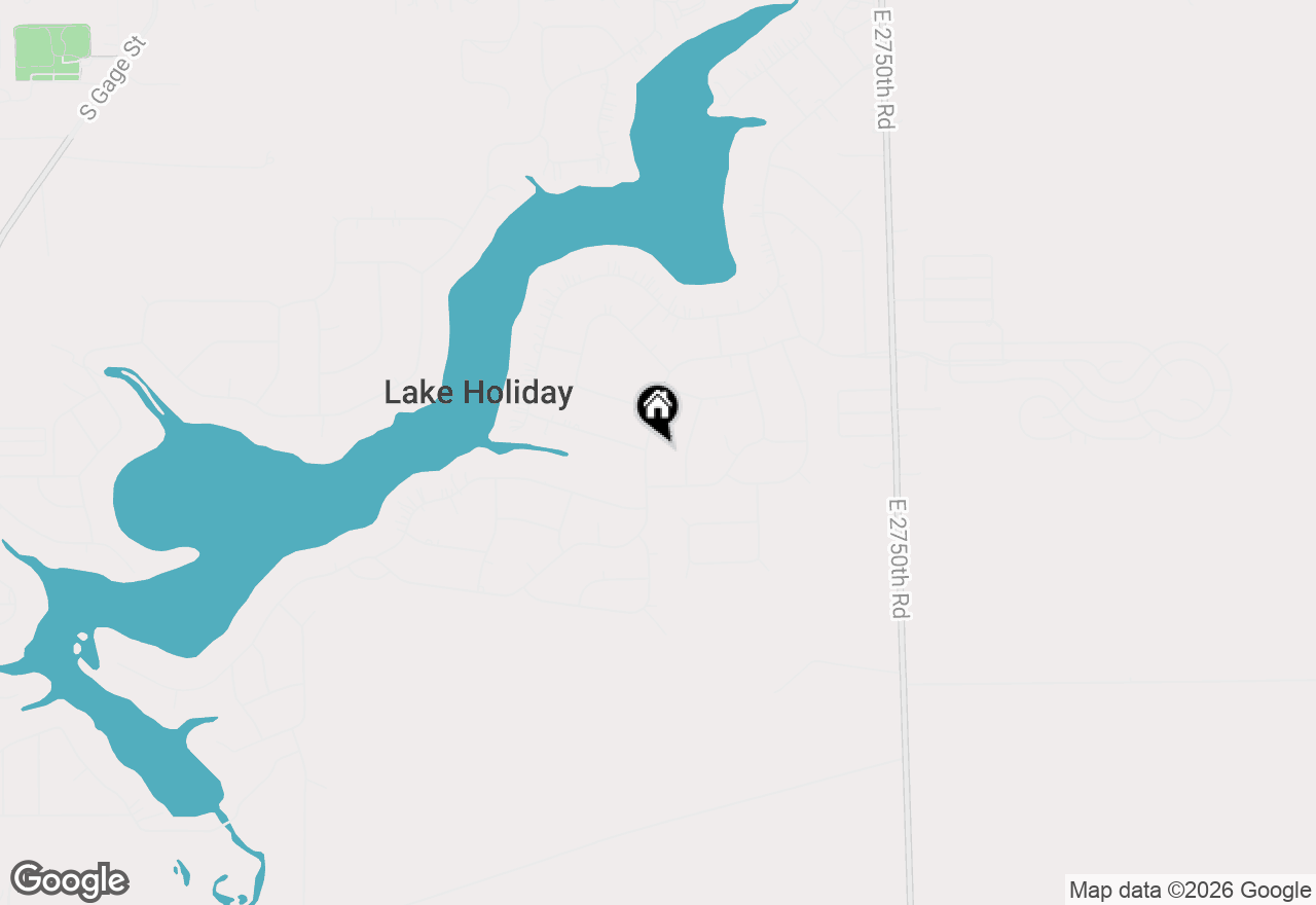 Map of 1786 Suzy Street, Lake Holiday, IL 60552