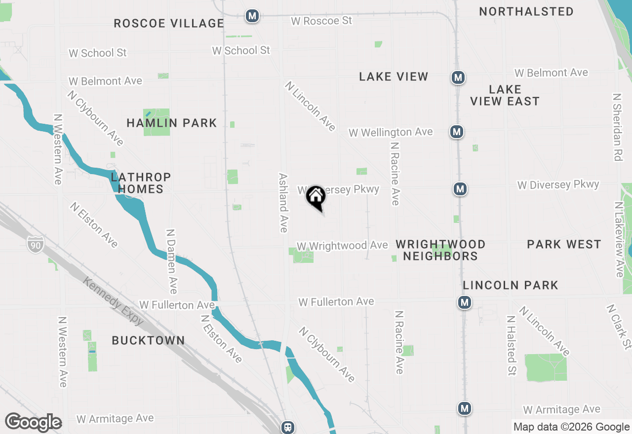 Map of 2659 N Greenview Avenue, Chicago, IL 60614