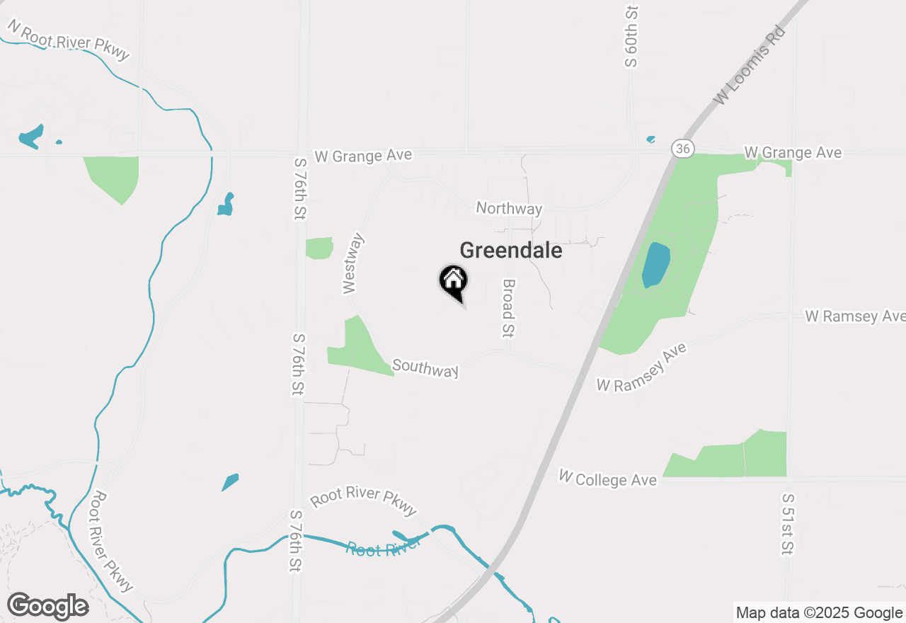 Map of 6710 Dellrose Ct, Greendale, WI 53129