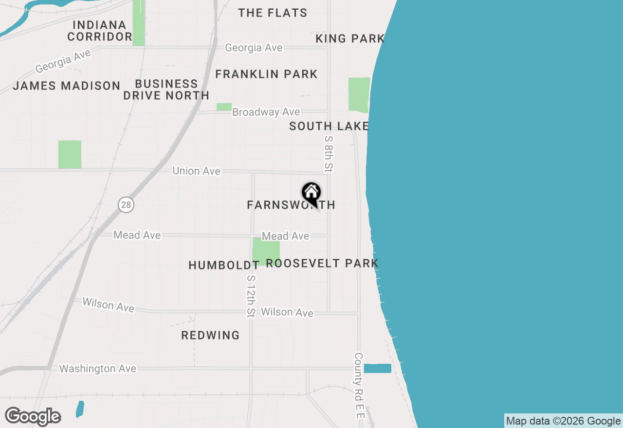 Map of 2317 S 9th St, Sheboygan, WI 53081