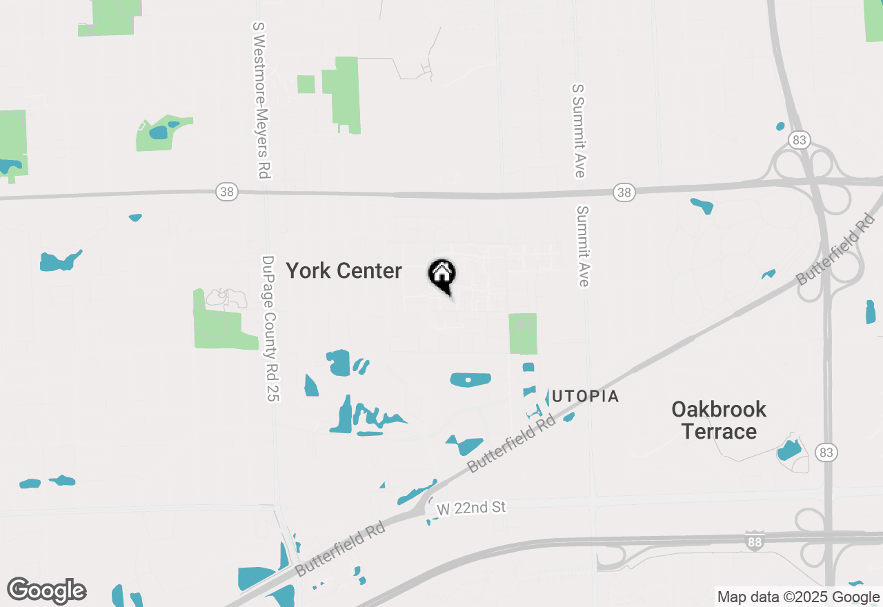 Map of 1S262 Windsor Lane, Villa Park, IL 60181