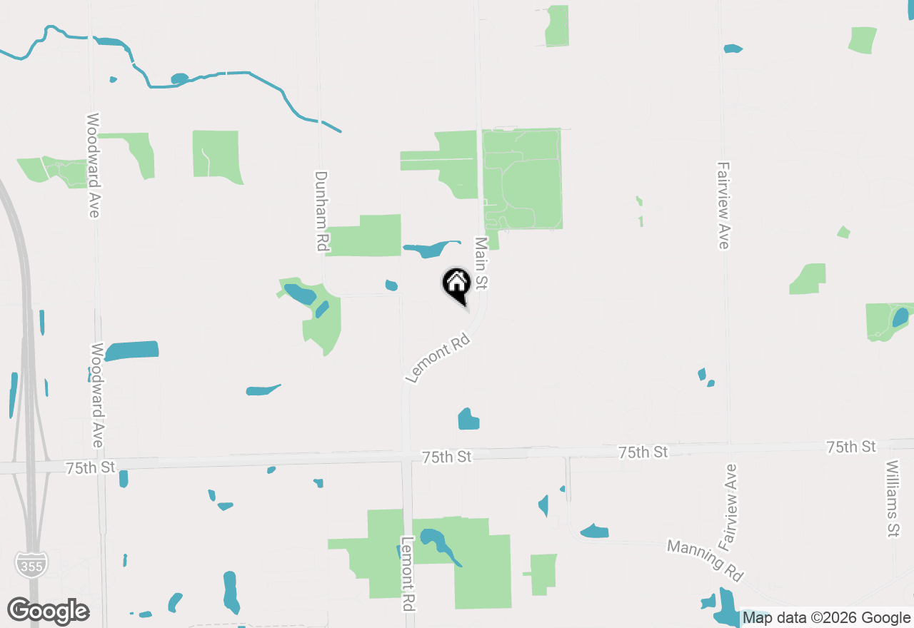 Map of 1031 Claremont Drive, Downers Grove, IL 60516