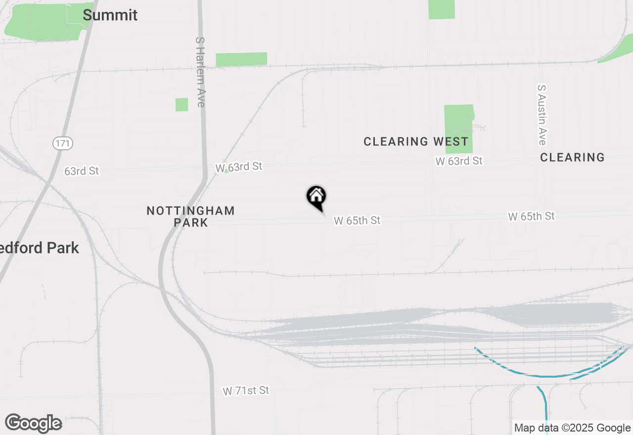 Map of 6804 W 65th Street, Chicago, IL 60638