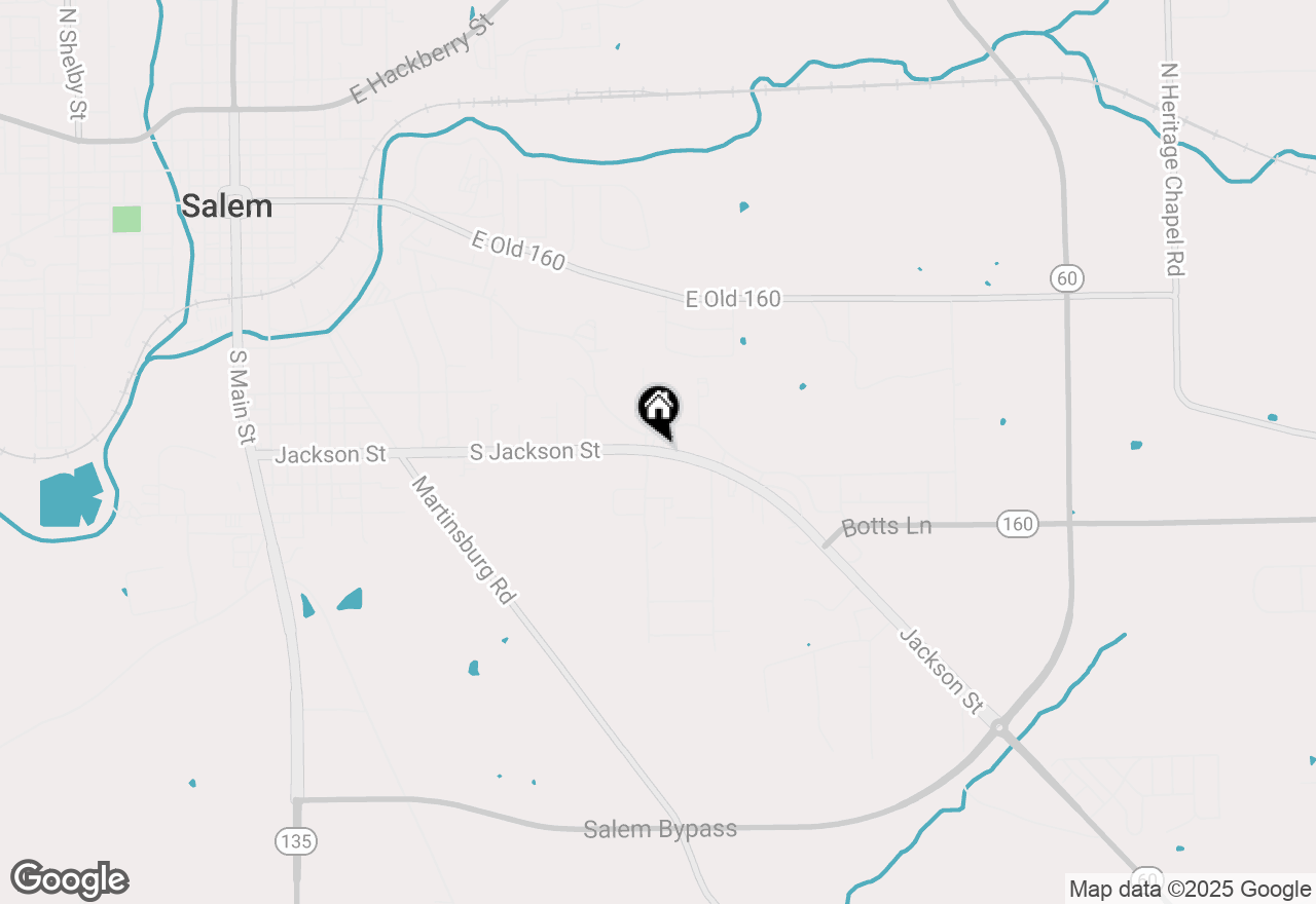 Map of 101103 Jackson Street, Salem, IN 47167