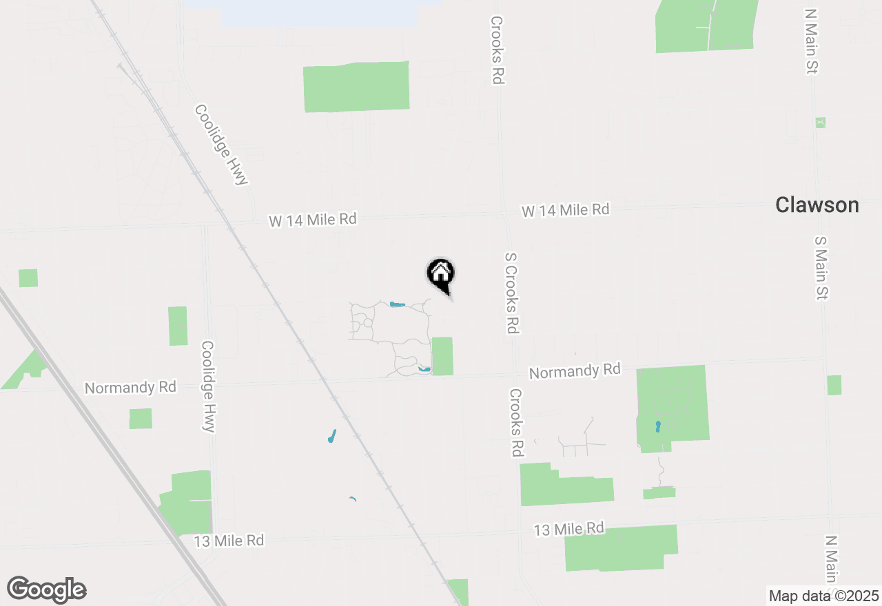 Map of 2011 Nakota Road, Royal Oak, MI 48073