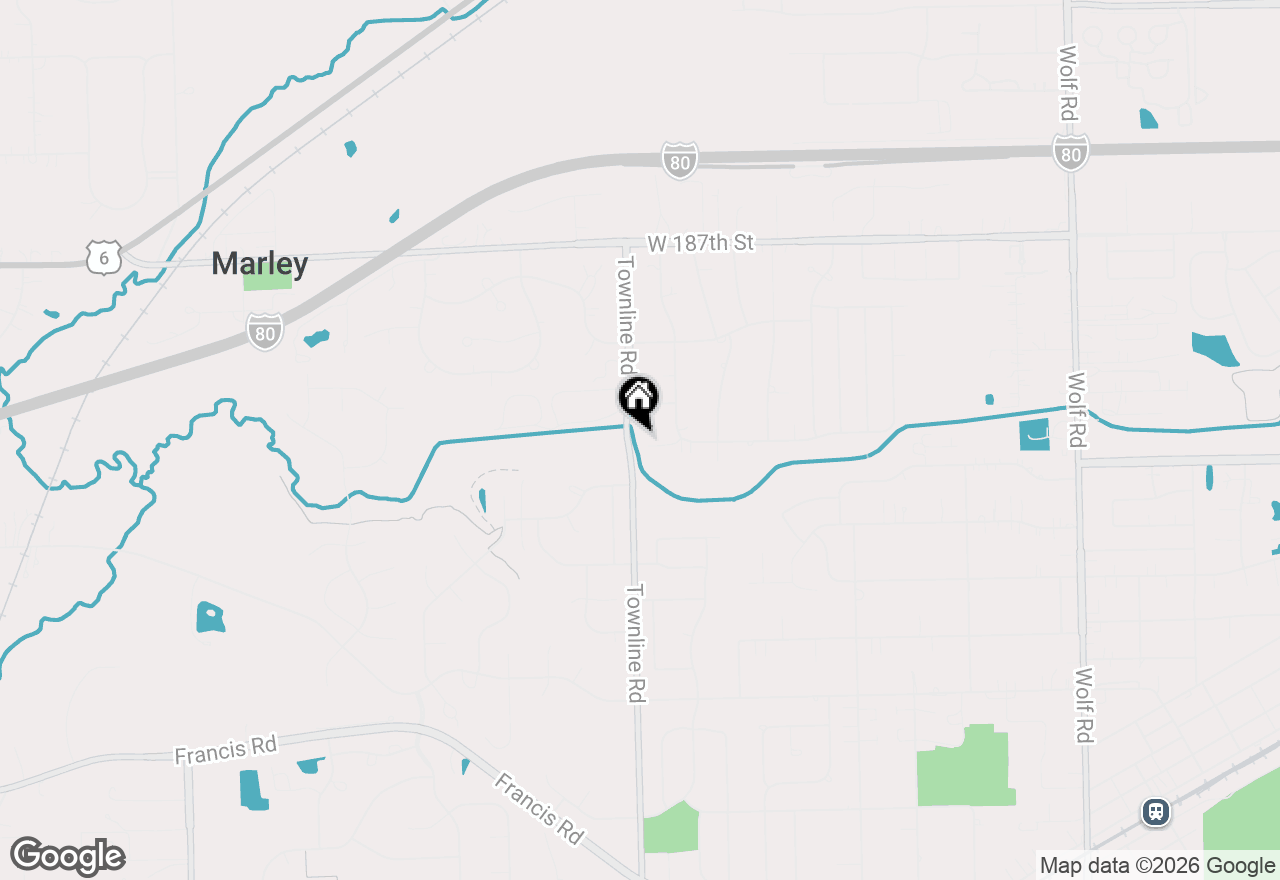 Map of 11950 Stephanie Lane, Mokena, IL 60448