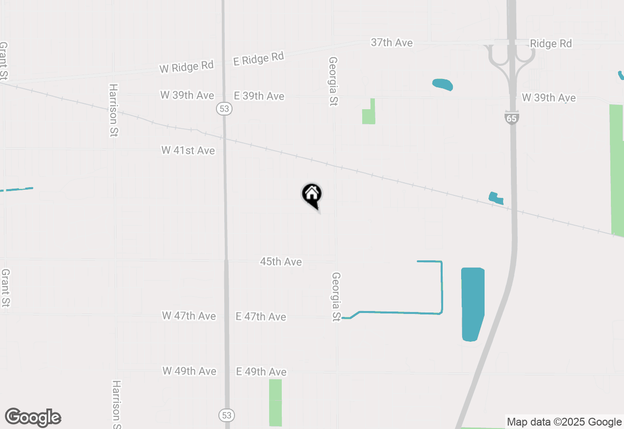 Map of 4325 Virginia Street, Gary, IN 46409