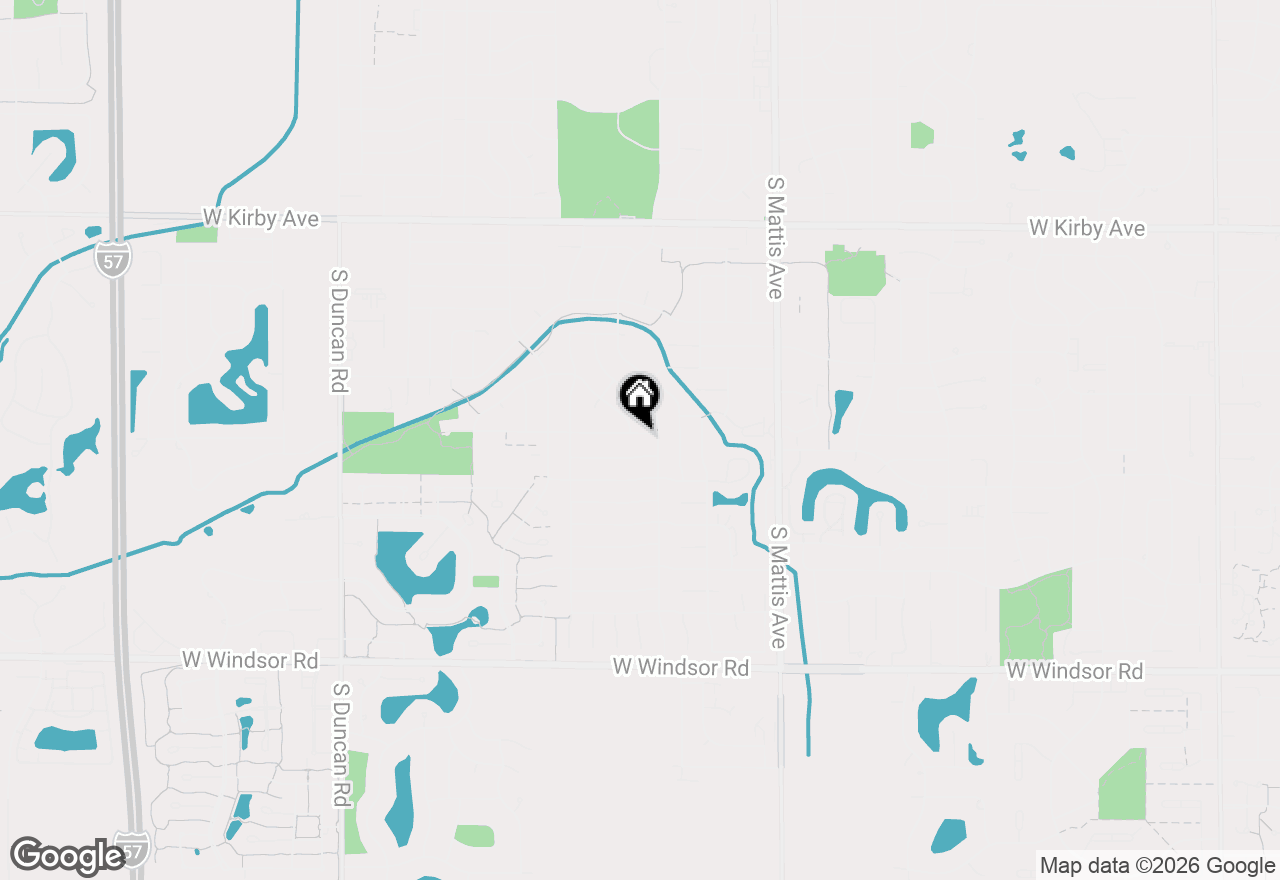 Map of 2205 Southmoor Drive, Champaign, IL 61821