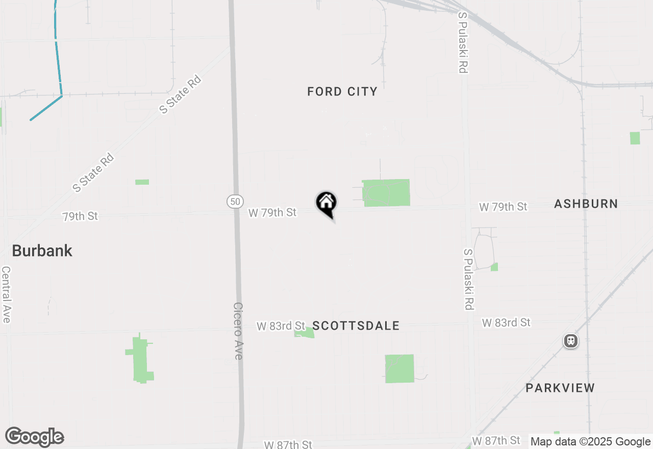 Map of 7929 S Kilbourn Avenue, Chicago, IL 60652