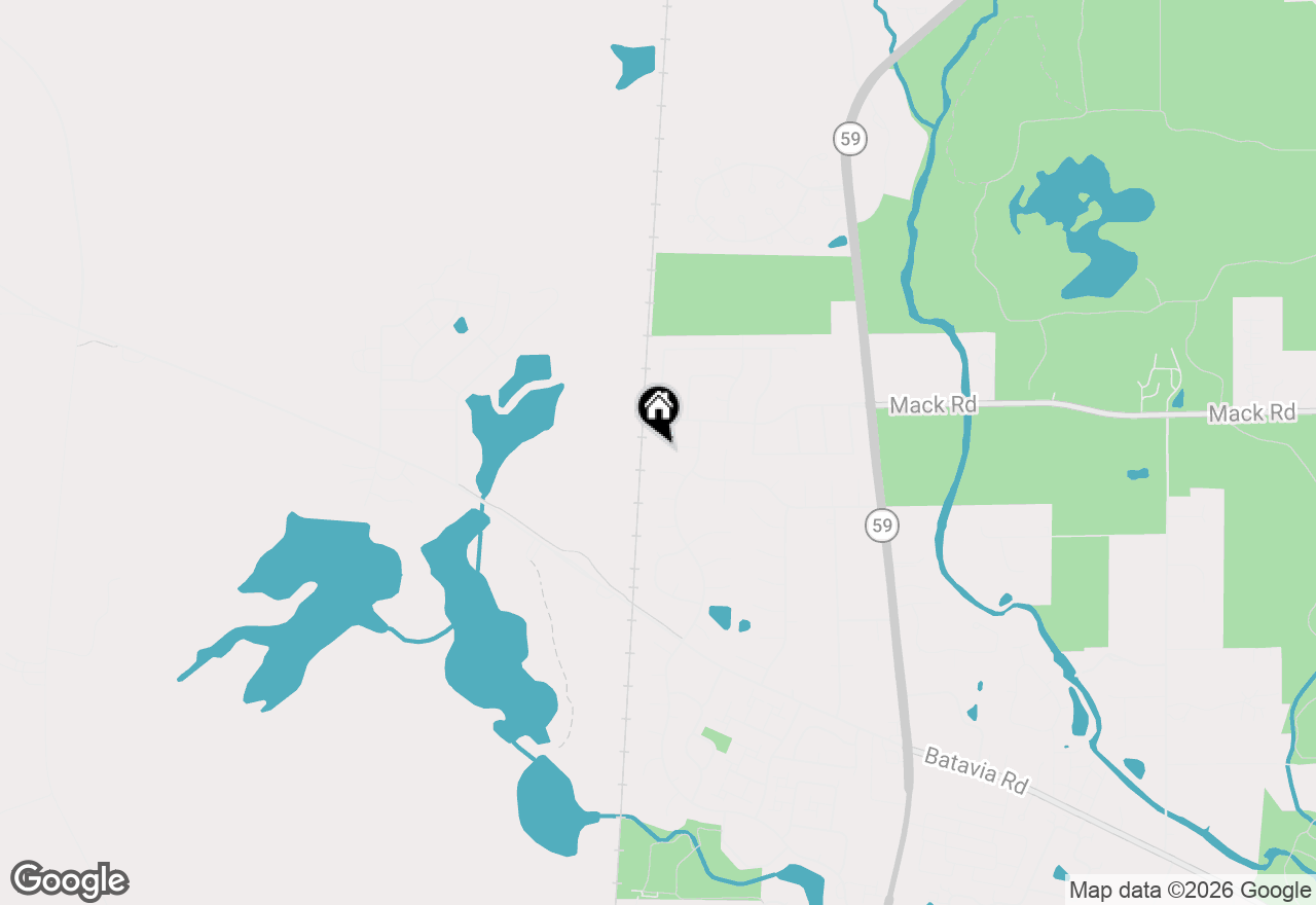Map of 30W261 Leominster Court, Warrenville, IL 60555
