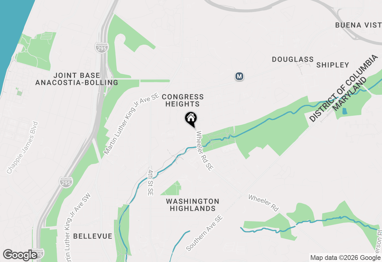 Map of 743 Upsal Street Se, Washington, DC 20032