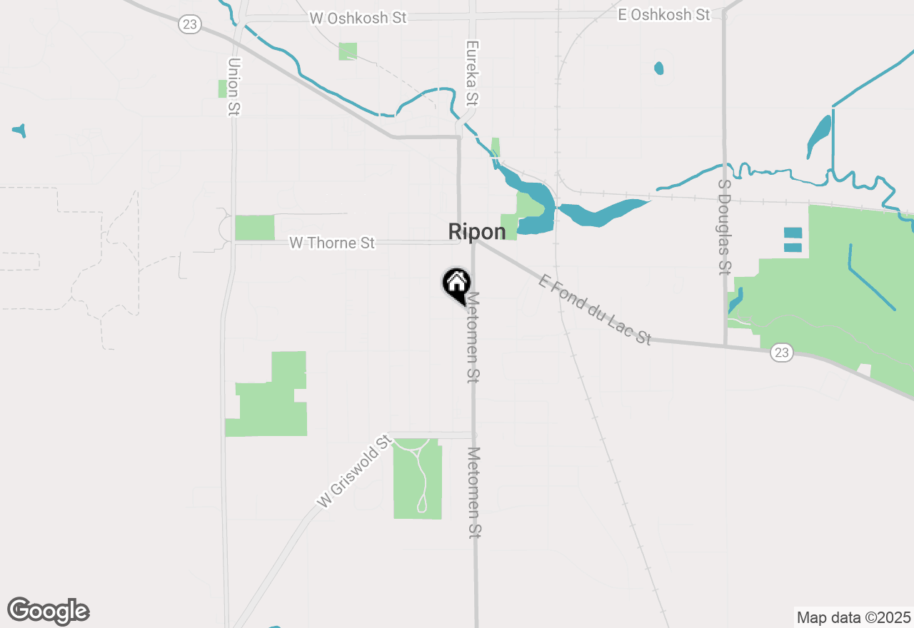 Map of 617 Newbury Street, Ripon, WI 54971