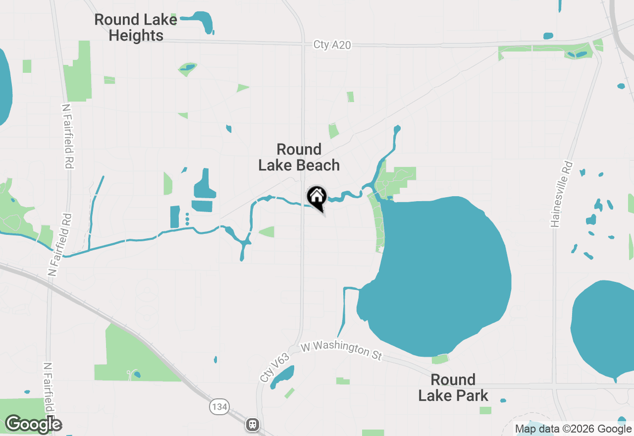 Map of 217 S Channel Drive, Round Lake Beach, IL 60073