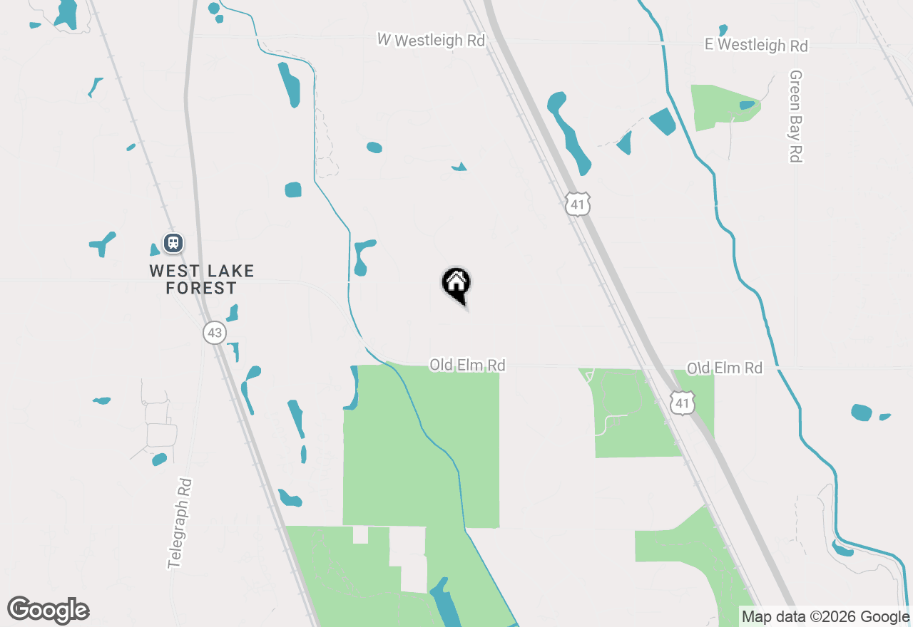 Map of 1071 Mount Vernon Avenue, Lake Forest, IL 60045