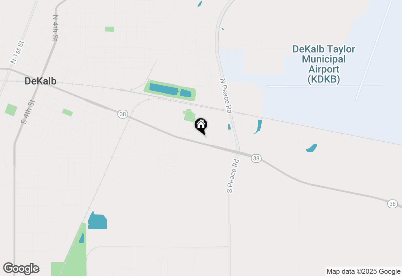 Map of 1901 E Lincoln Highway, Dekalb, IL 60115