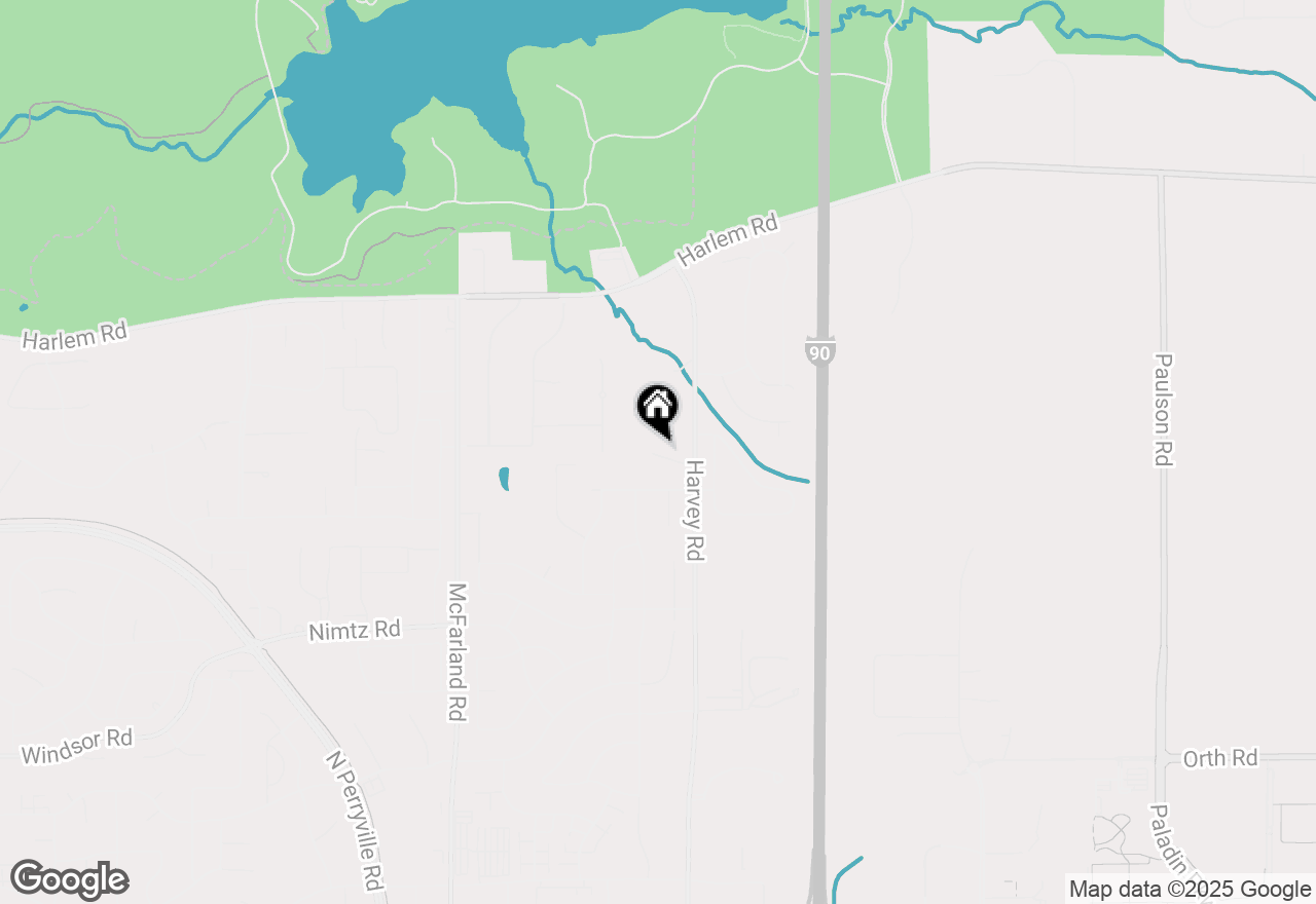 Map of 5250 Harvey Road, Caledonia, IL 61011