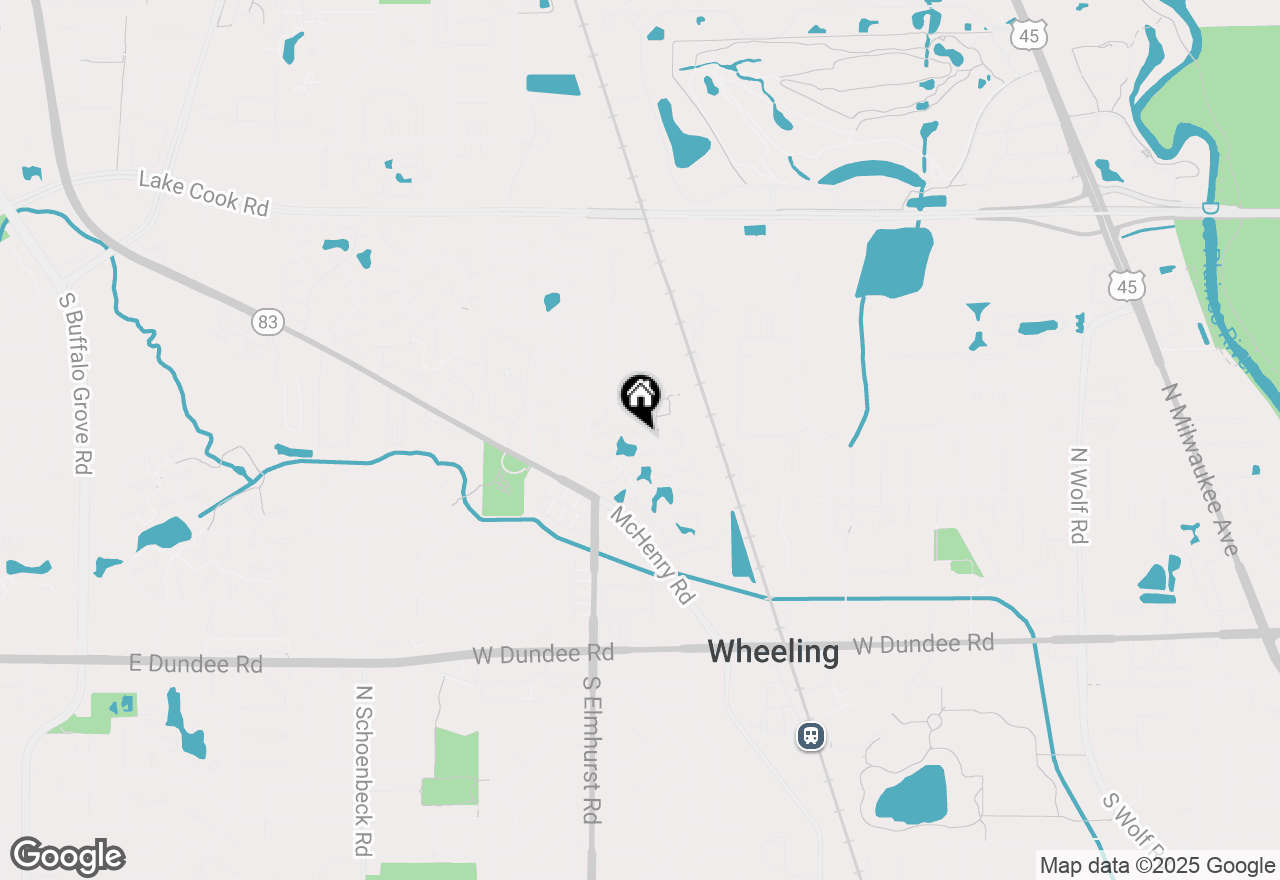 Map of 706 Brandon Place, Wheeling, IL 60090