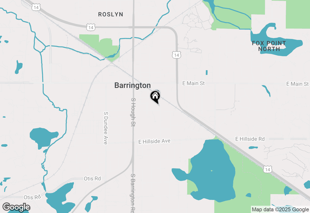 Map of 325 E Lincoln Avenue, Barrington, IL 60010