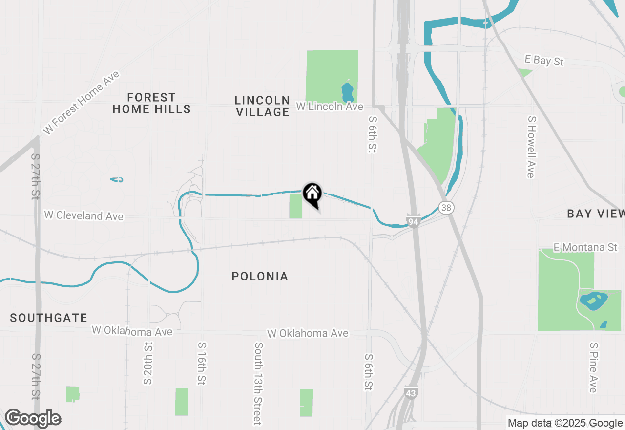 Map of 2683 S 9th Pl, Milwaukee, WI 53215