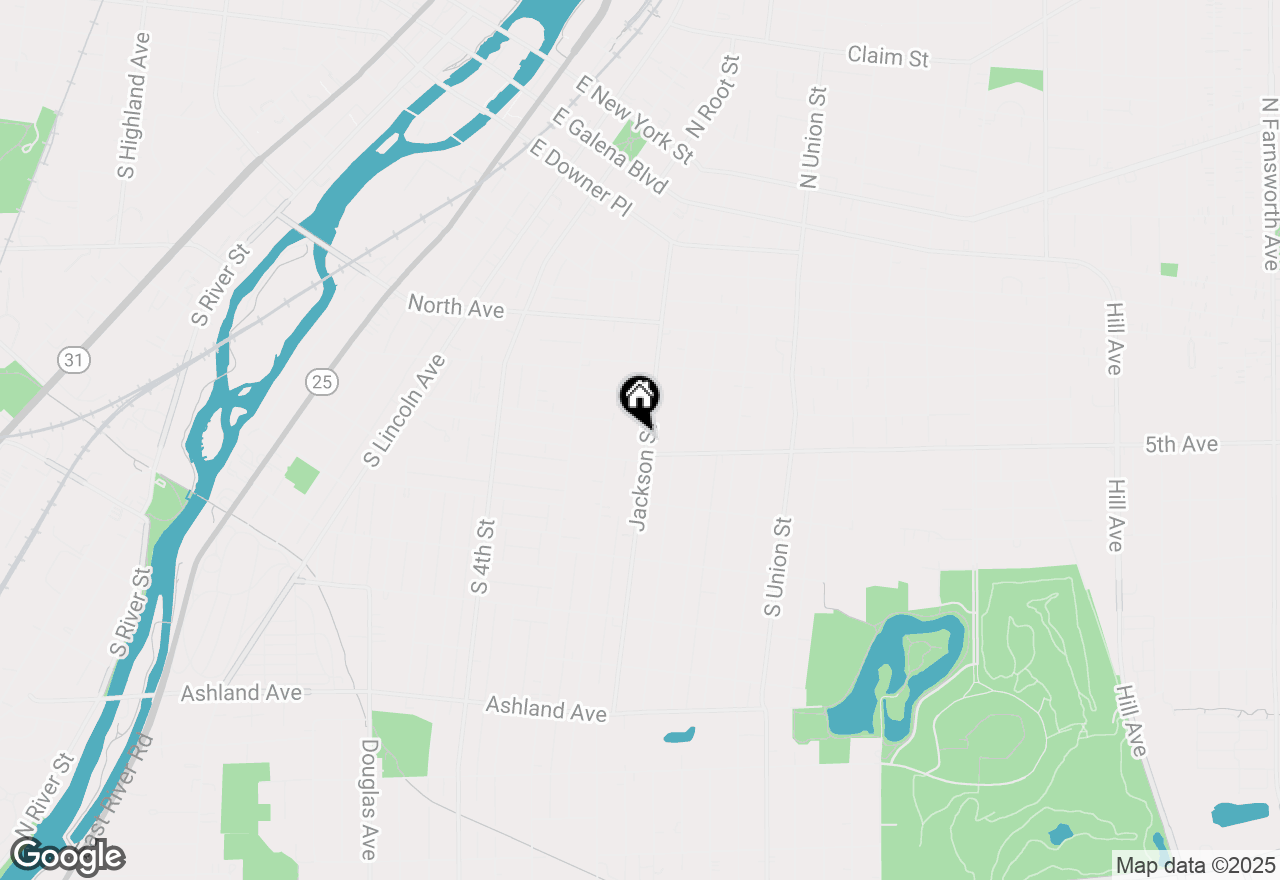 Map of 471 Jackson Street, Aurora, IL 60505