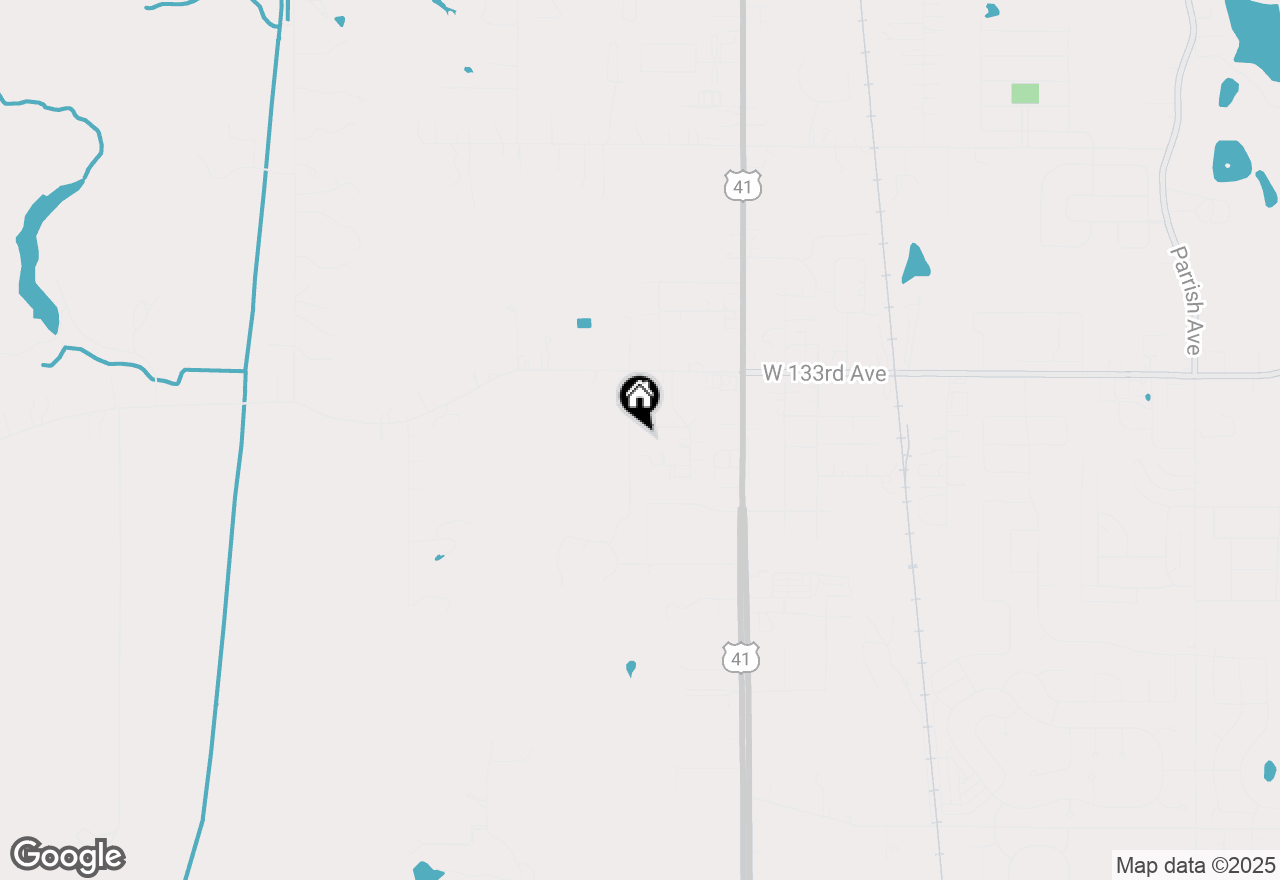 Map of 11517 W 133rd Lane, Cedar Lake, IN 46303