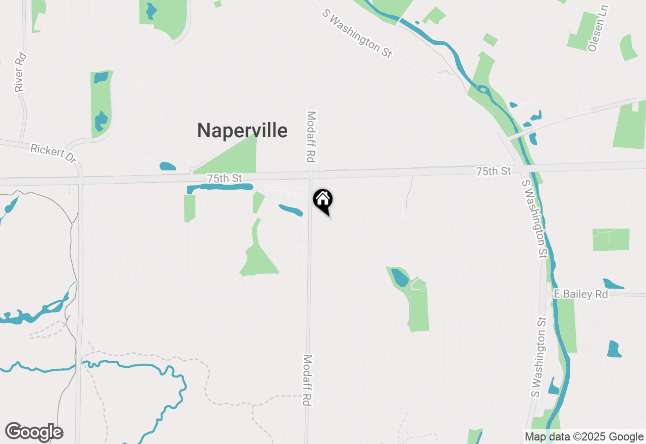 Map of 344 Waxwing Avenue, Naperville, IL 60565