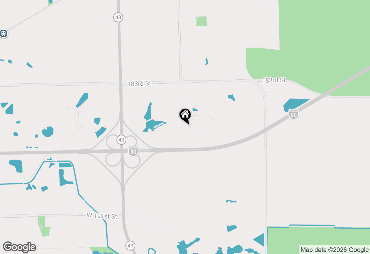 Map of 18590 W Point Drive, Tinley Park, IL 60477