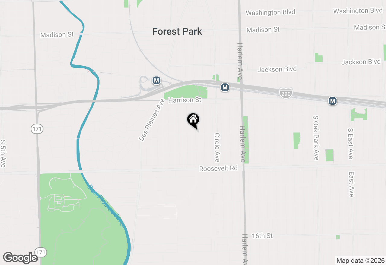 Map of 944 Beloit Avenue #4, Forest Park, IL 60130