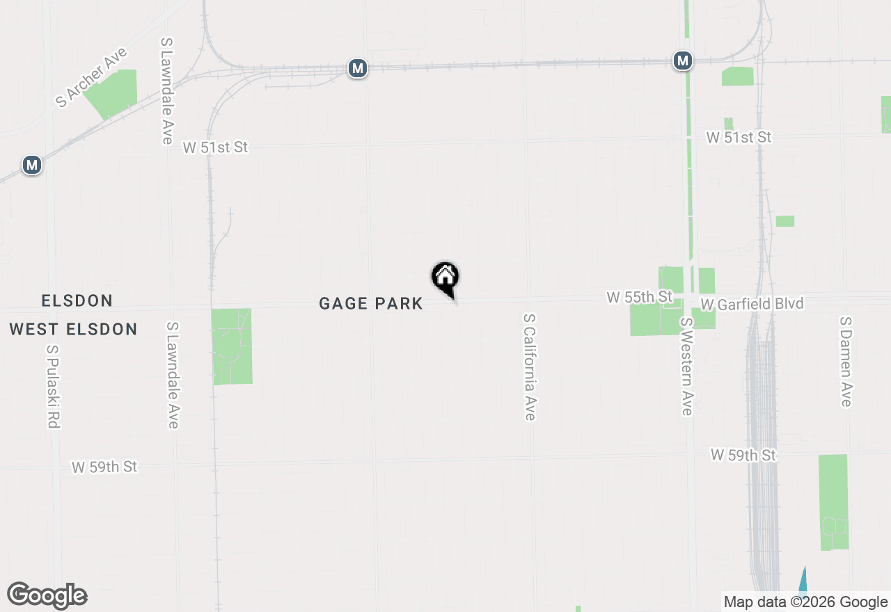Map of 3005 W 55th Street #B, Chicago, IL 60629