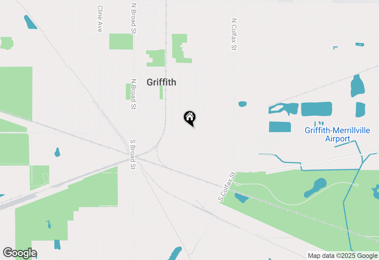 Map of 110 N Jay Avenue, Griffith, IN 46319