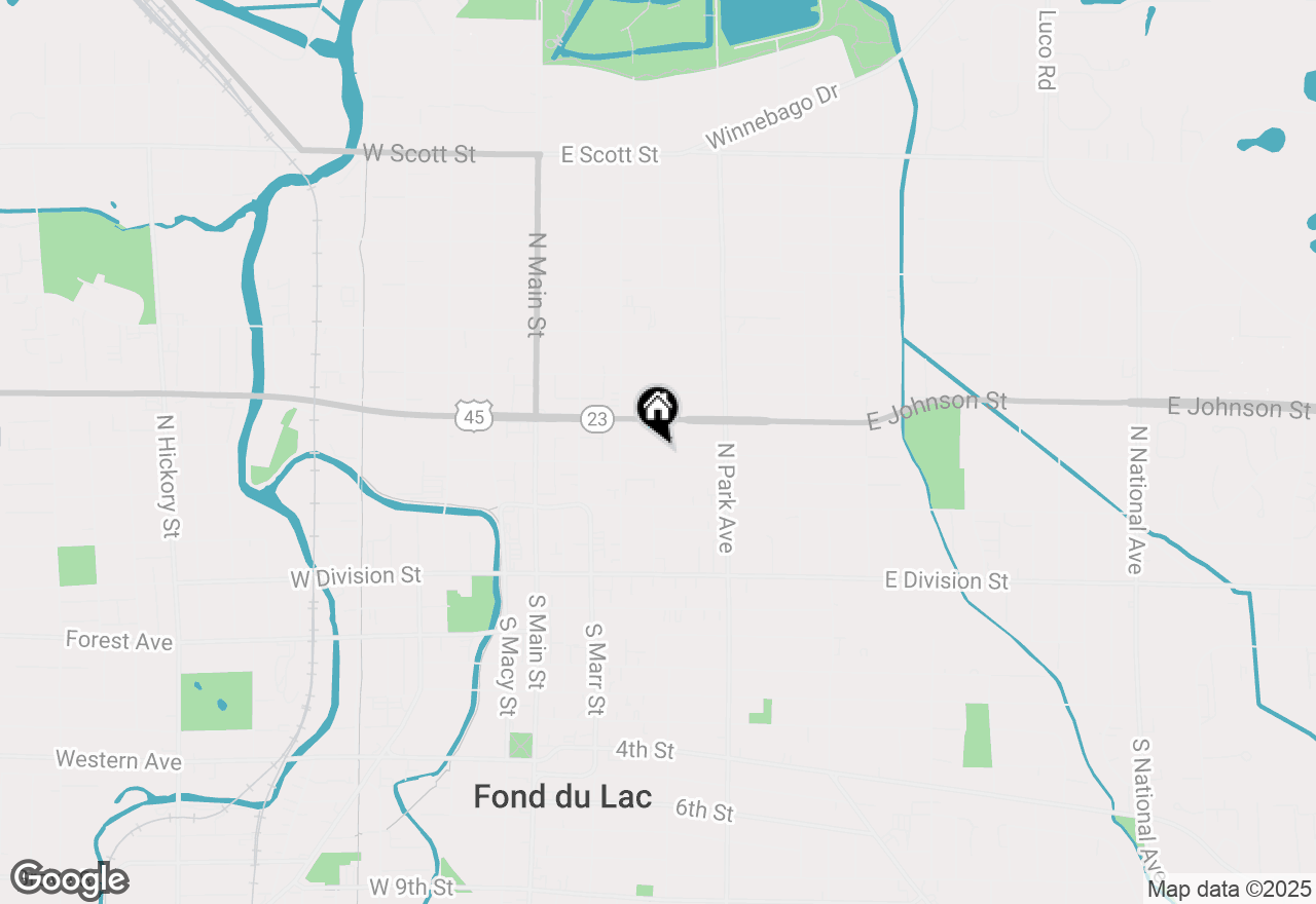 Map of 138 Ledgeview Ave, Fond Du Lac, WI 54935