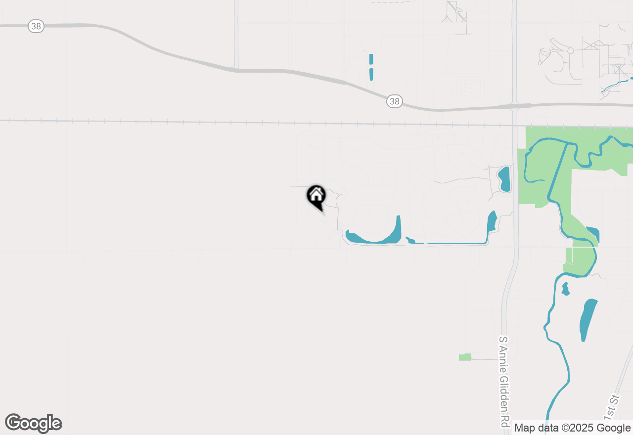 Map of 1725 Sunglow Lane, Dekalb, IL 60115