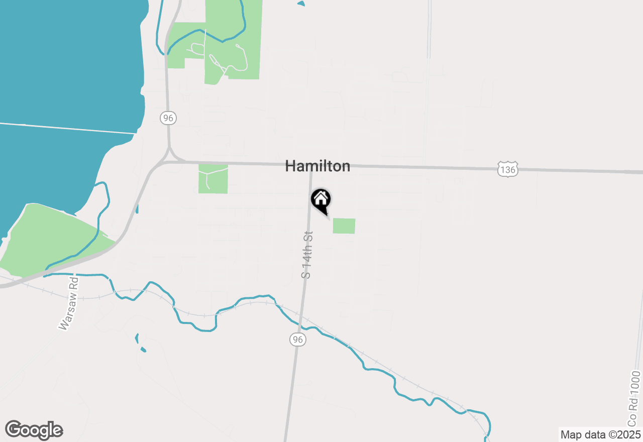 Map of 1450 Broadway Street, Hamilton, IL 62341