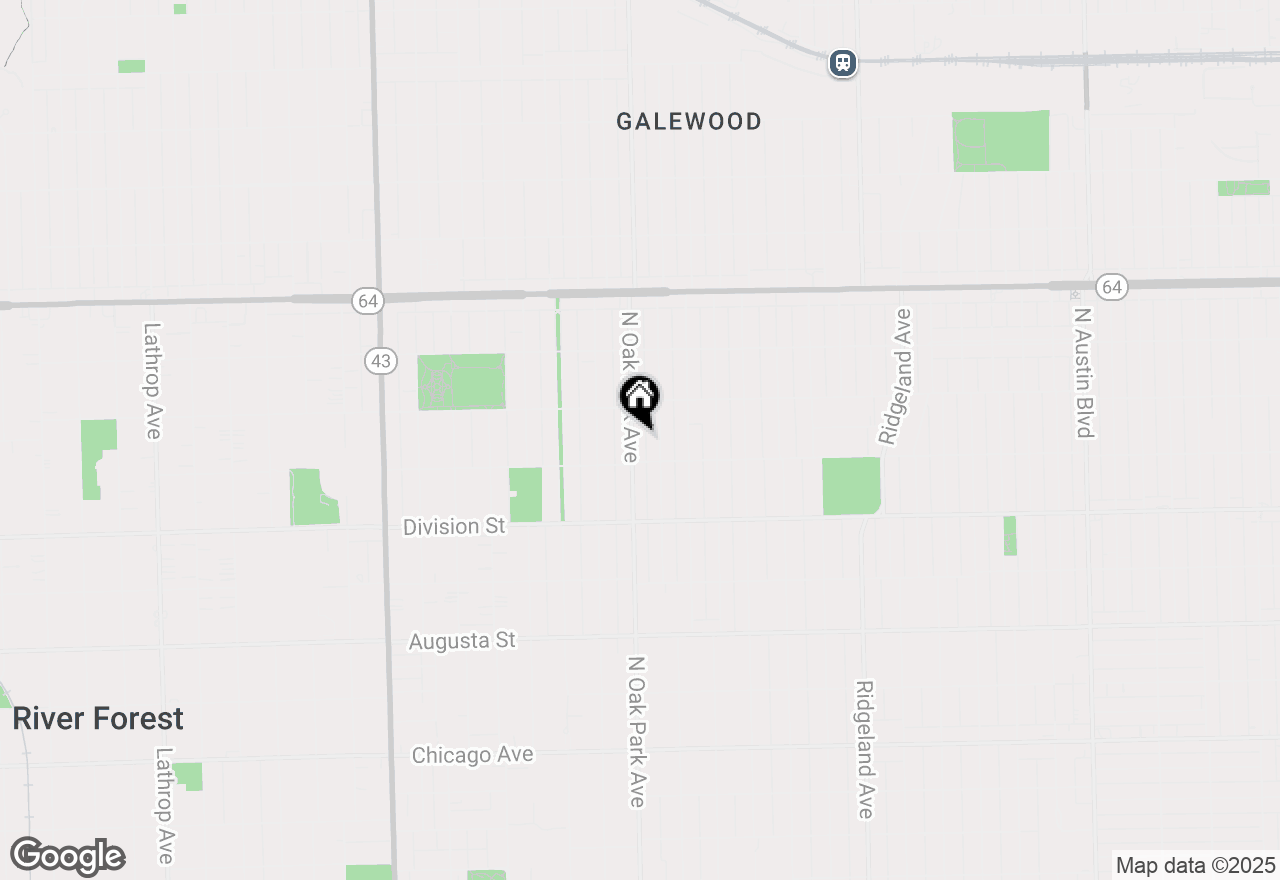 Map of 1016 N Oak Park Ave., Oak Park, IL 60302