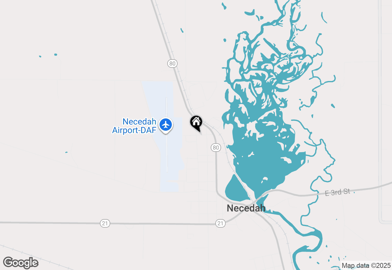 Map of Hangar B Middle Street #7, Necedah, WI 54646