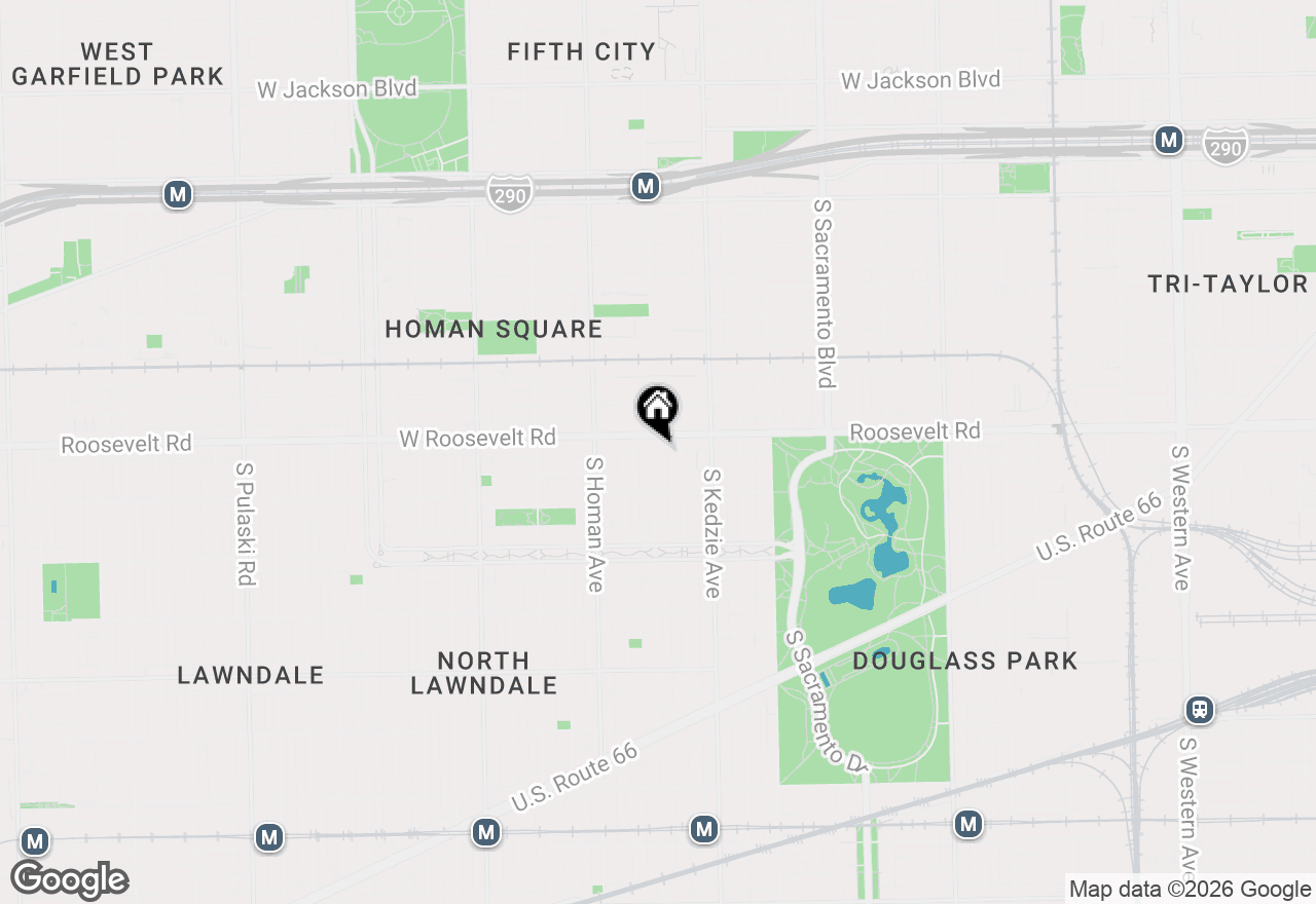 Map of 1215 S Spaulding Avenue, Chicago, IL 60623