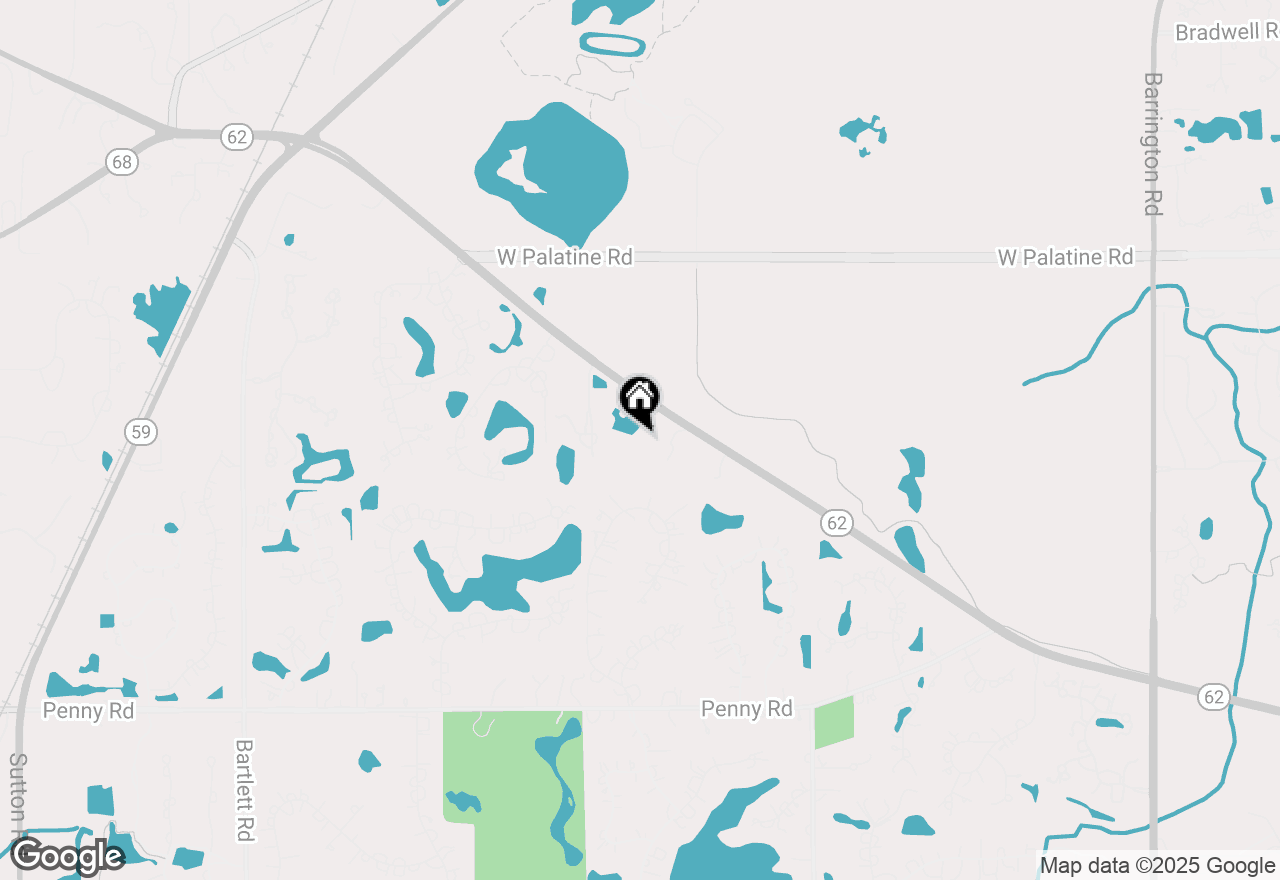 Map of 306 Algonquin Road, South Barrington, IL 60010