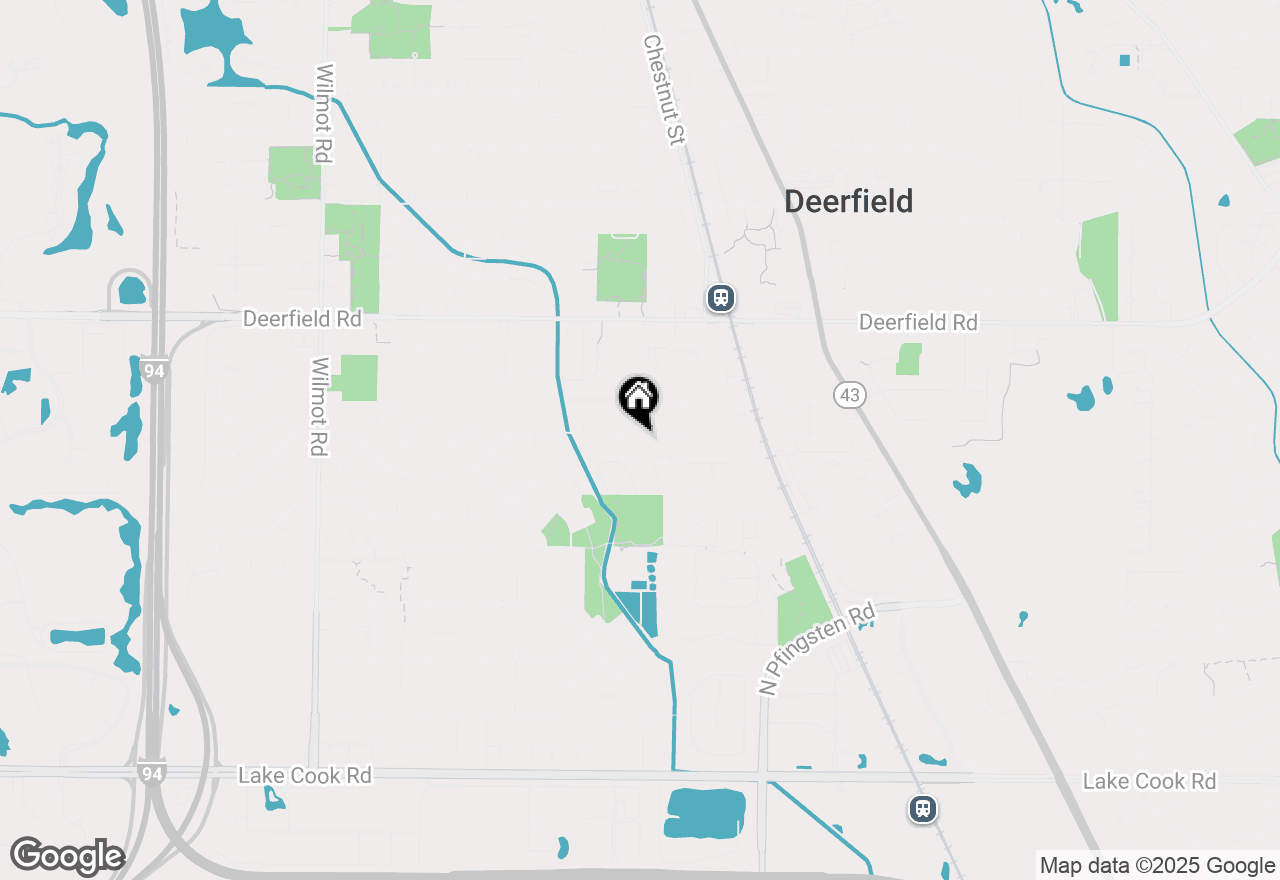 Map of 1027 Central Avenue, Deerfield, IL 60015