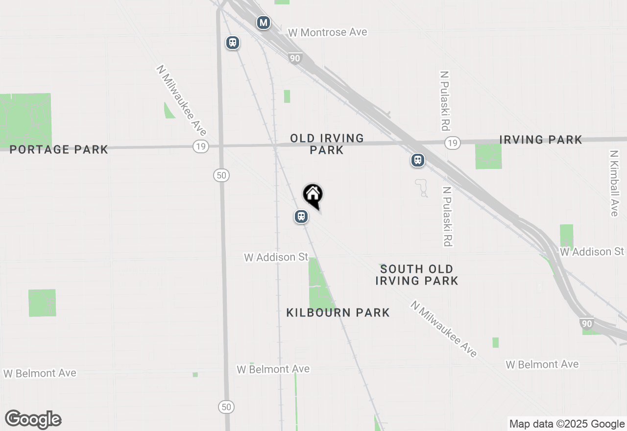 Map of 3707 N Kenneth Avenue #215, Chicago, IL 60641