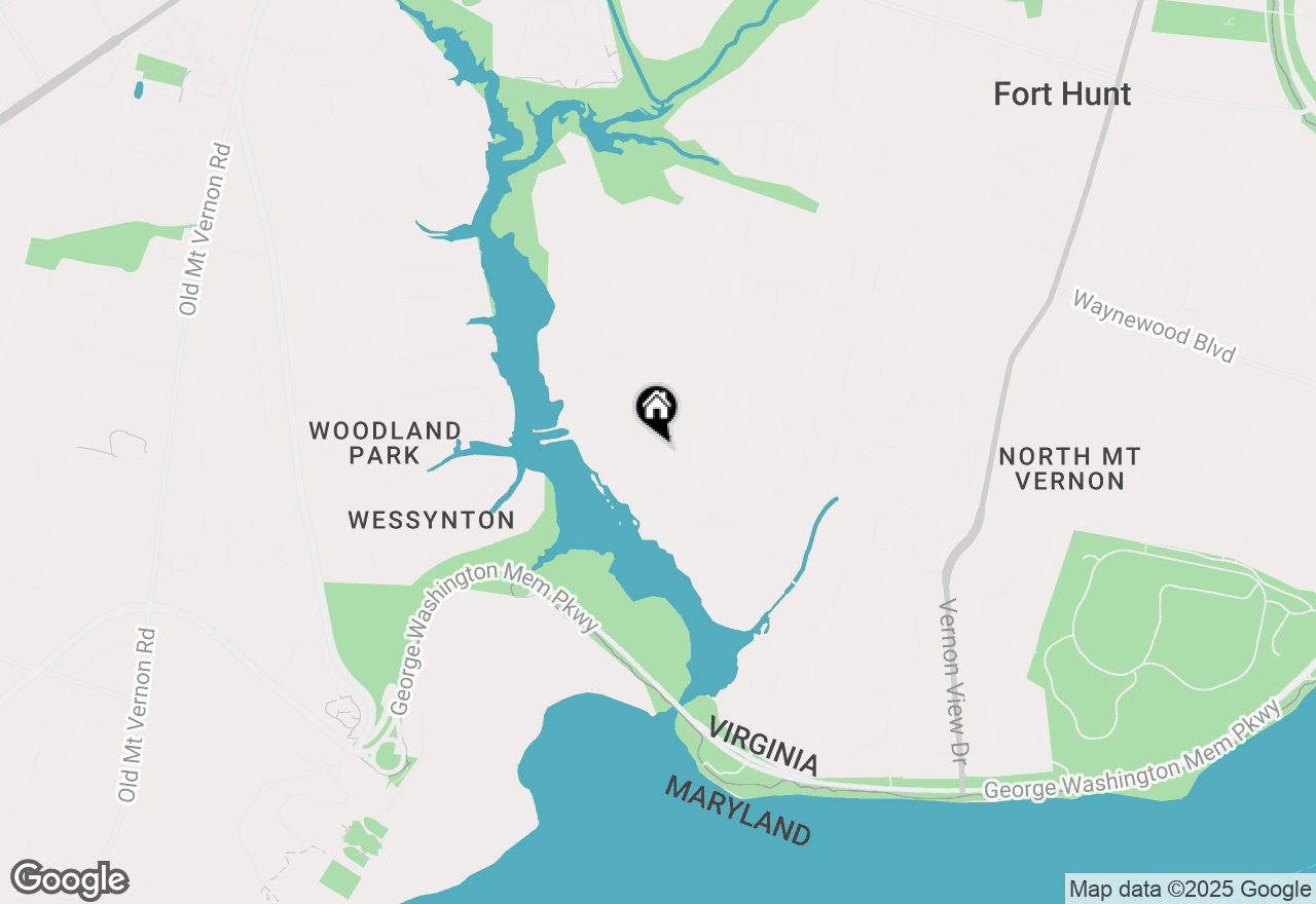 Map of 8704 Bradgate Road, Alexandria, VA 22308