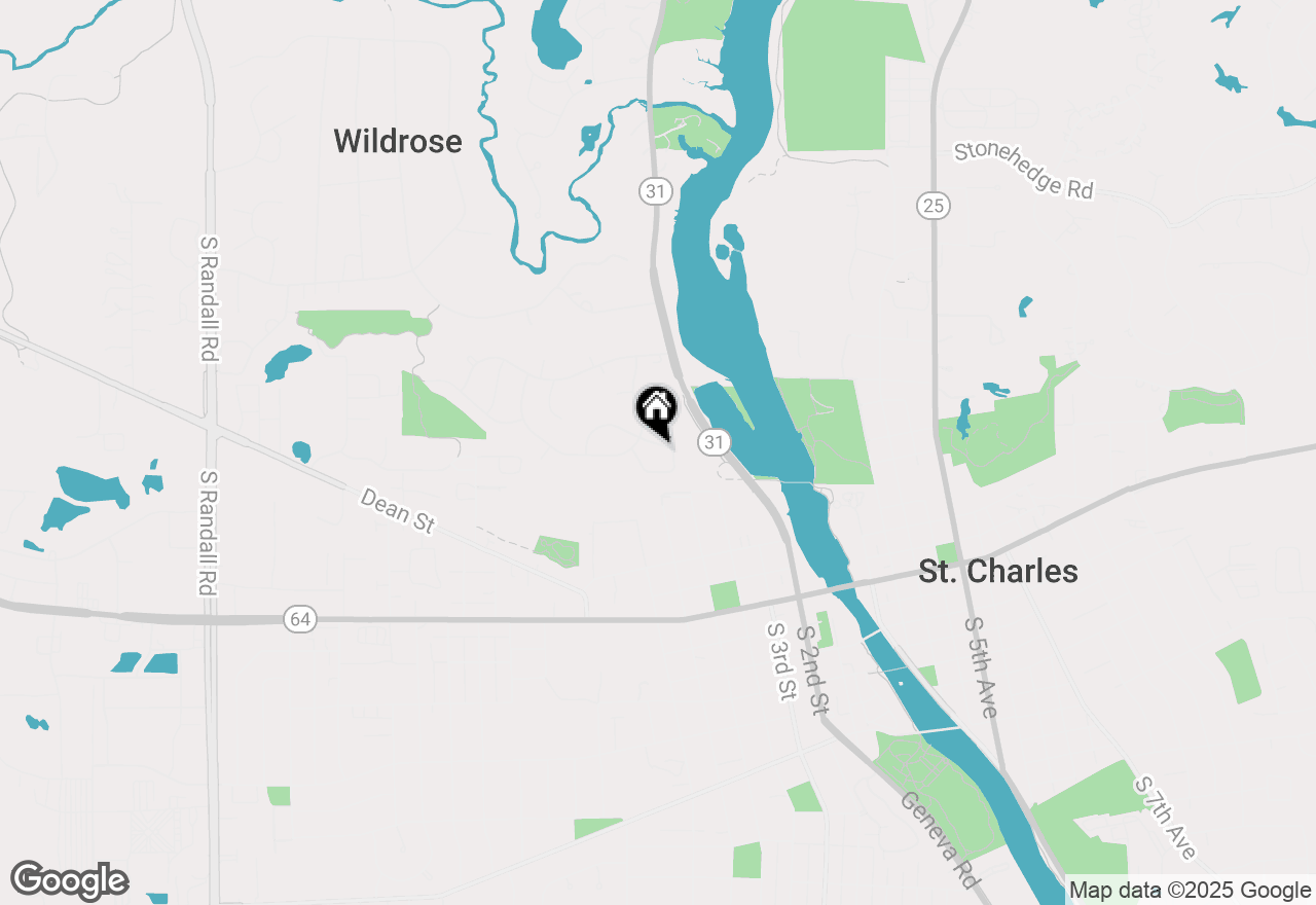 Map of 231 Sedgewick Circle, St. Charles, IL 60174