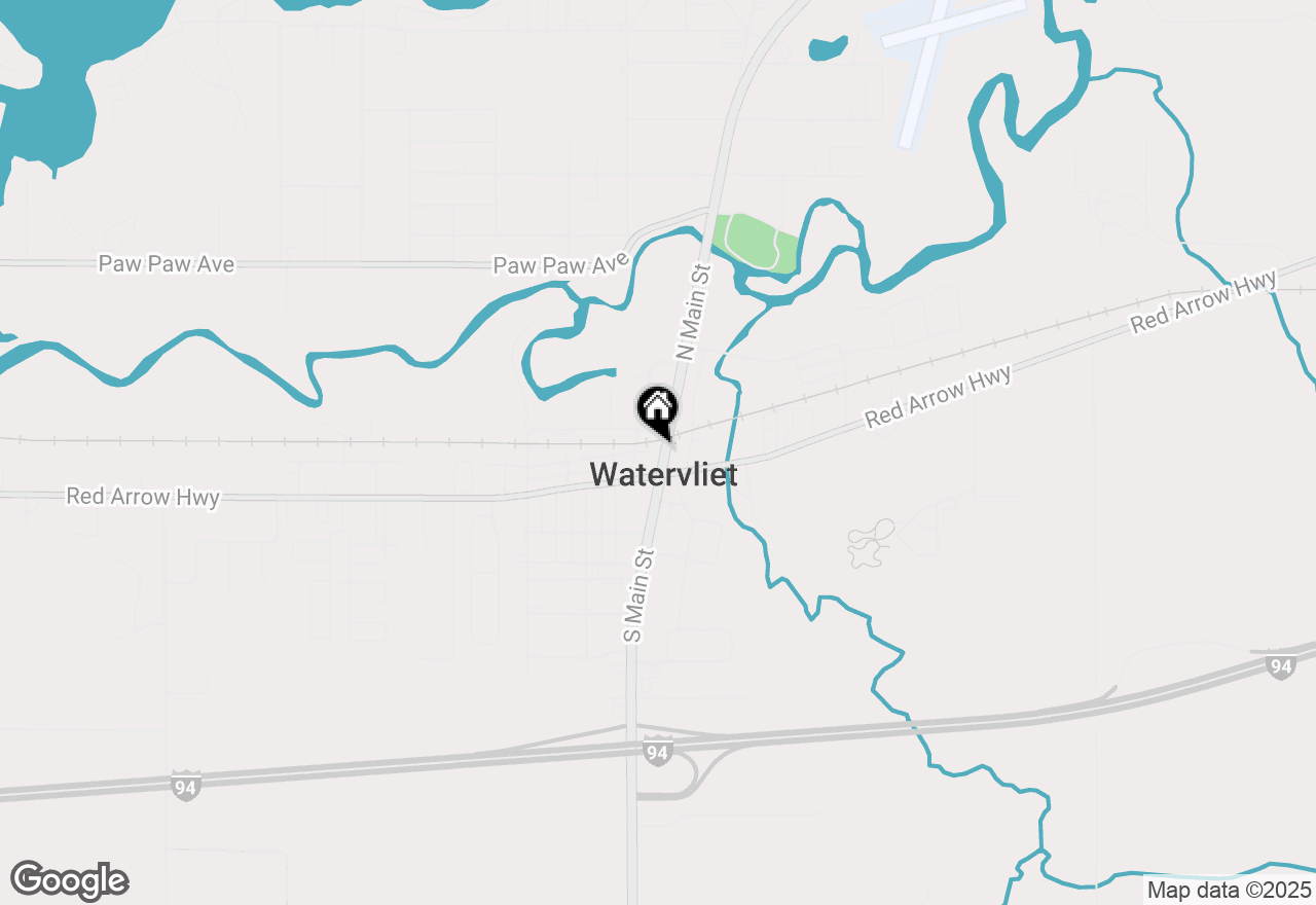 Map of 131 Main Street #131, Watervliet, MI 49098