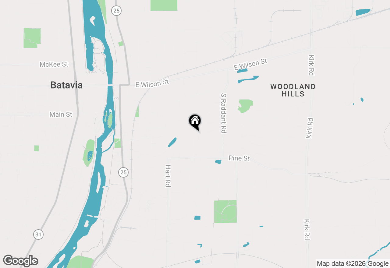 Map of 424 S Forest Avenue, Batavia, IL 60510