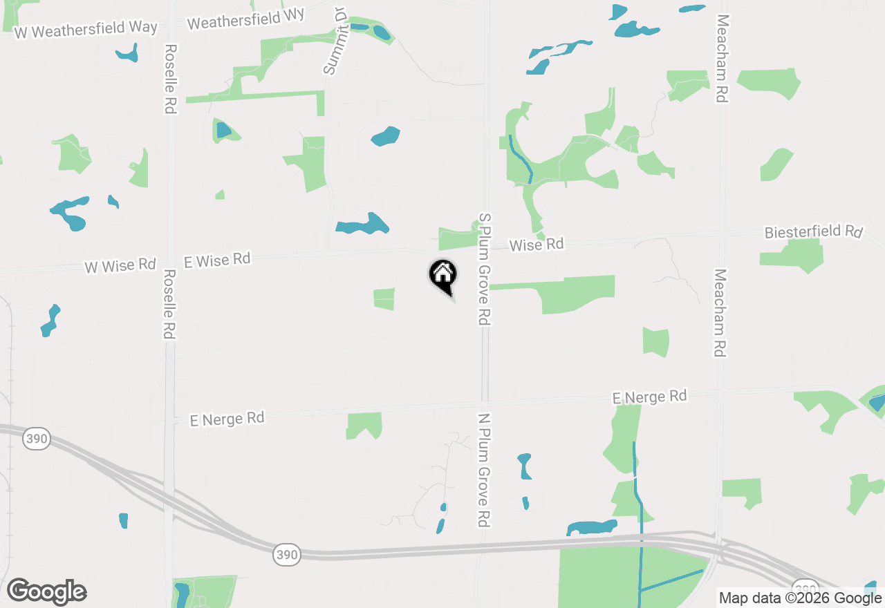Map of 705 Partridge Drive, Schaumburg, IL 60193