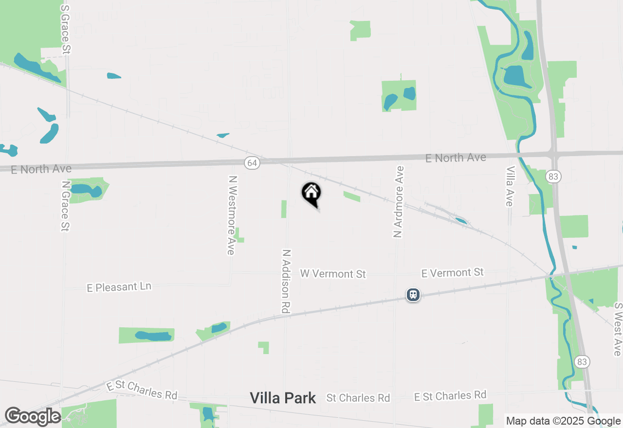 Map of 622 N Wisconsin Avenue, Villa Park, IL 60181
