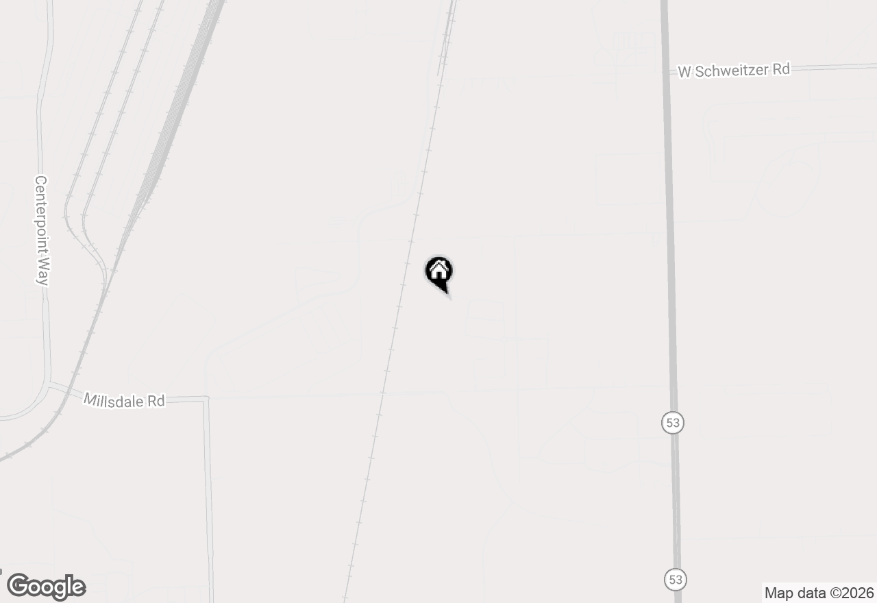 Map of 600 Adirondack Court, Joliet, IL 60436