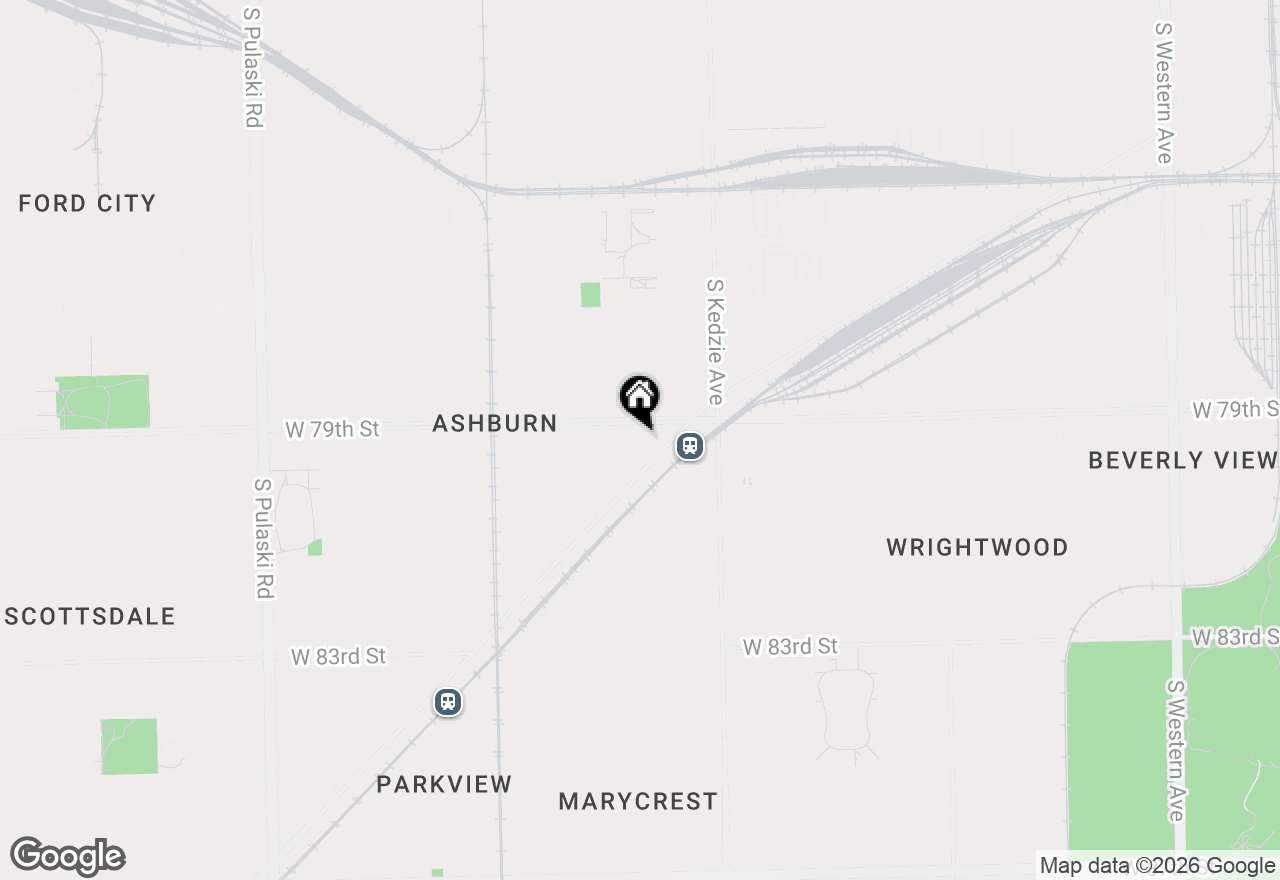 Map of 7917 S Christiana Avenue, Chicago, IL 60652