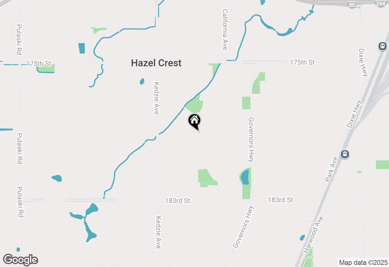 Map of 17901 Sacramento Avenue, Homewood, IL 60430